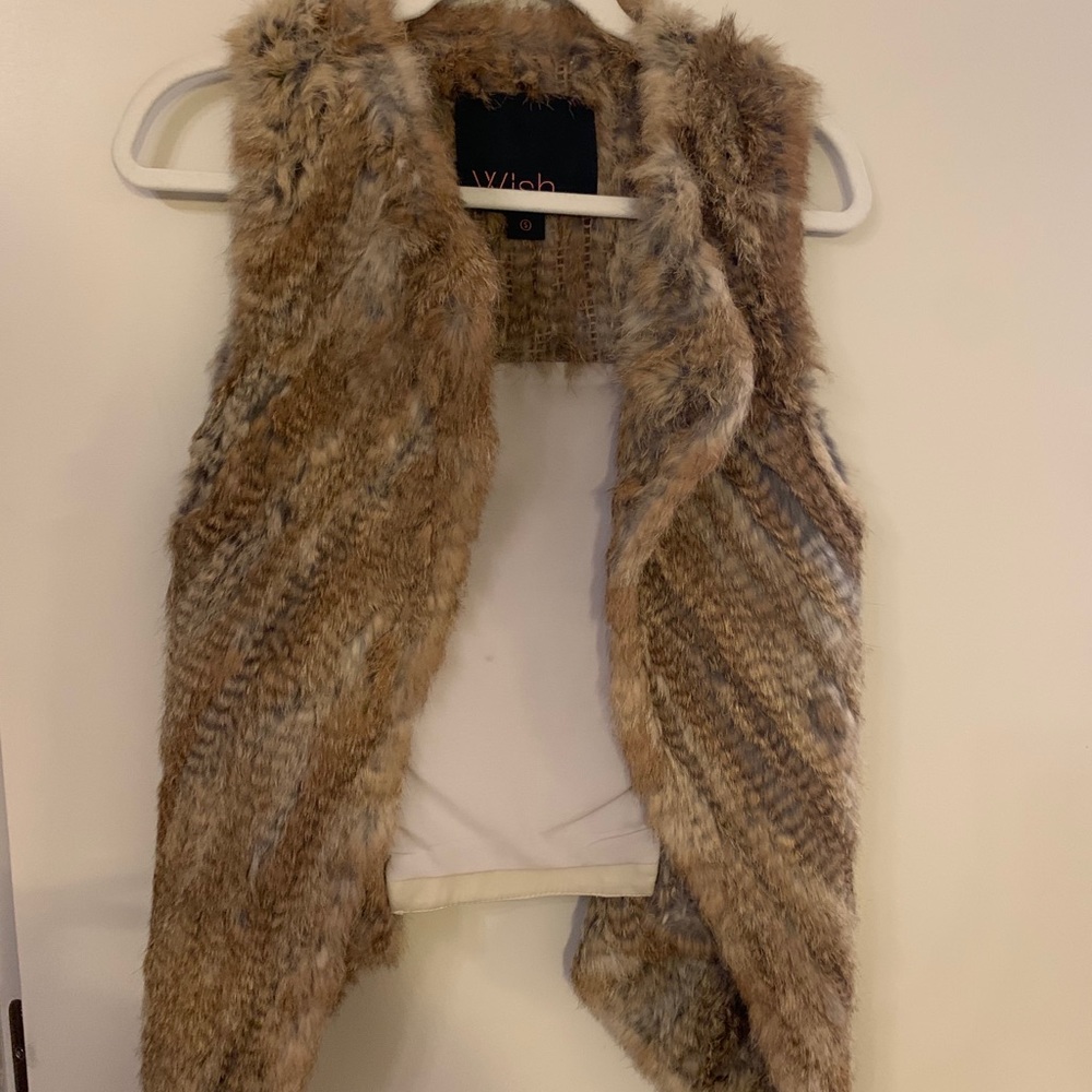 Wish Jackets & Coats | Rabbit Fur Vest